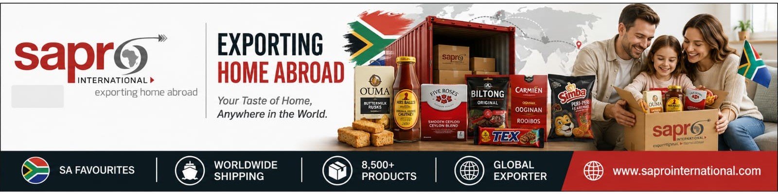 SAPRO International — Exporting Home Abroad